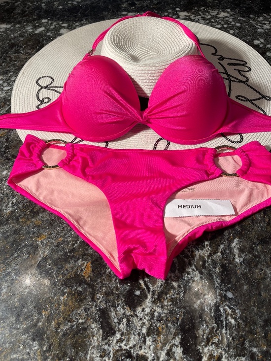 Victoria's Secret Other - Sold on posh Canada 🇨🇦 Victoria secret bikini push-up 34D/M hoop bottoms se